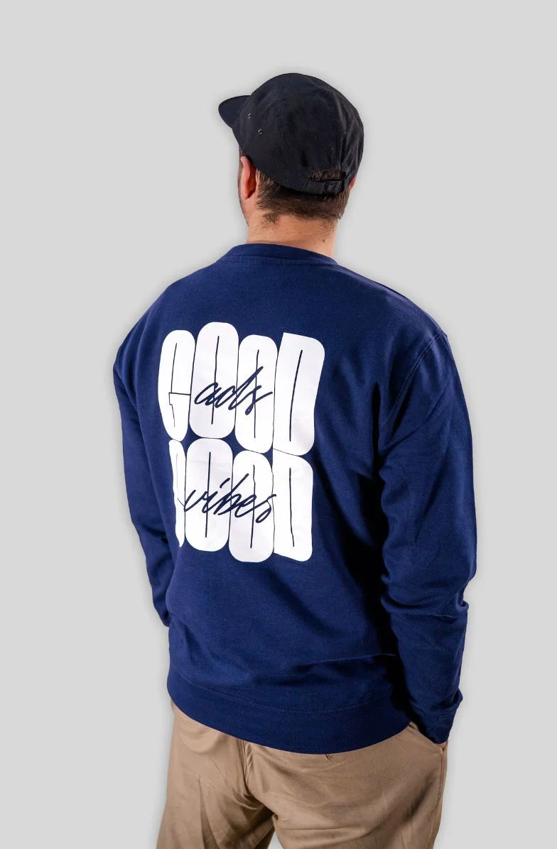 Pull col rond personnalisé en sérigraphie pour l'ESP