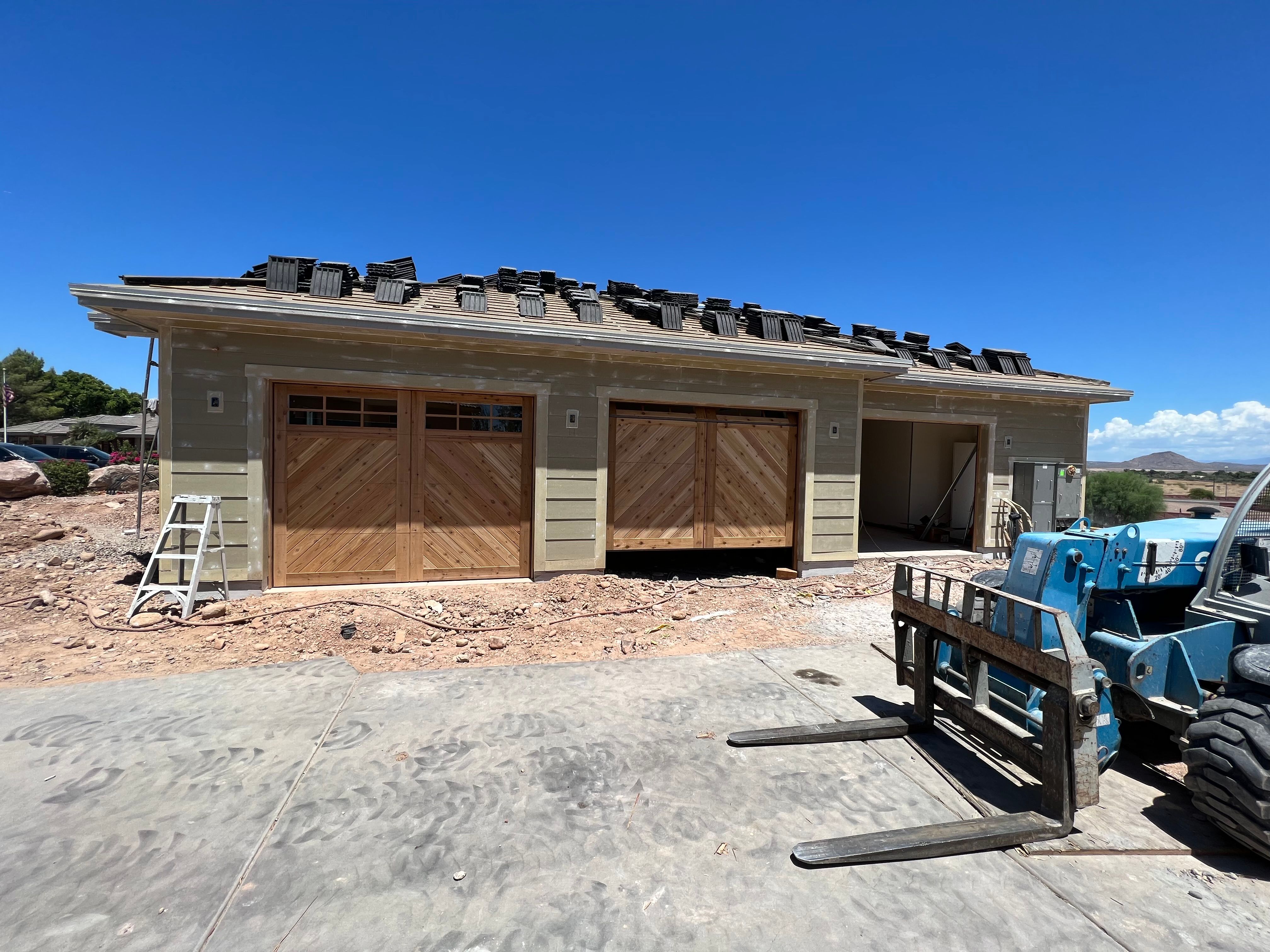 Garage door opener installation