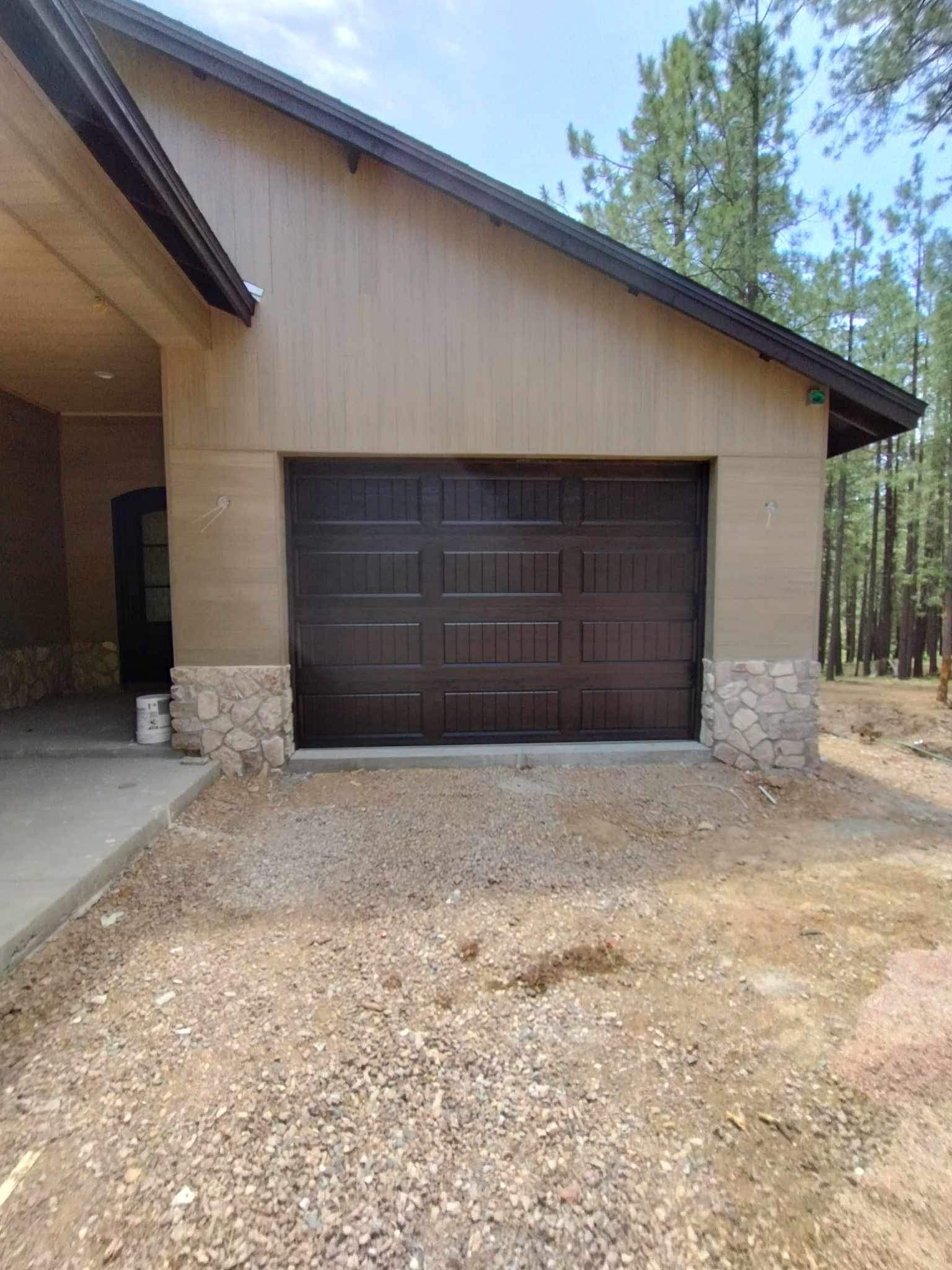 Garage door repair work