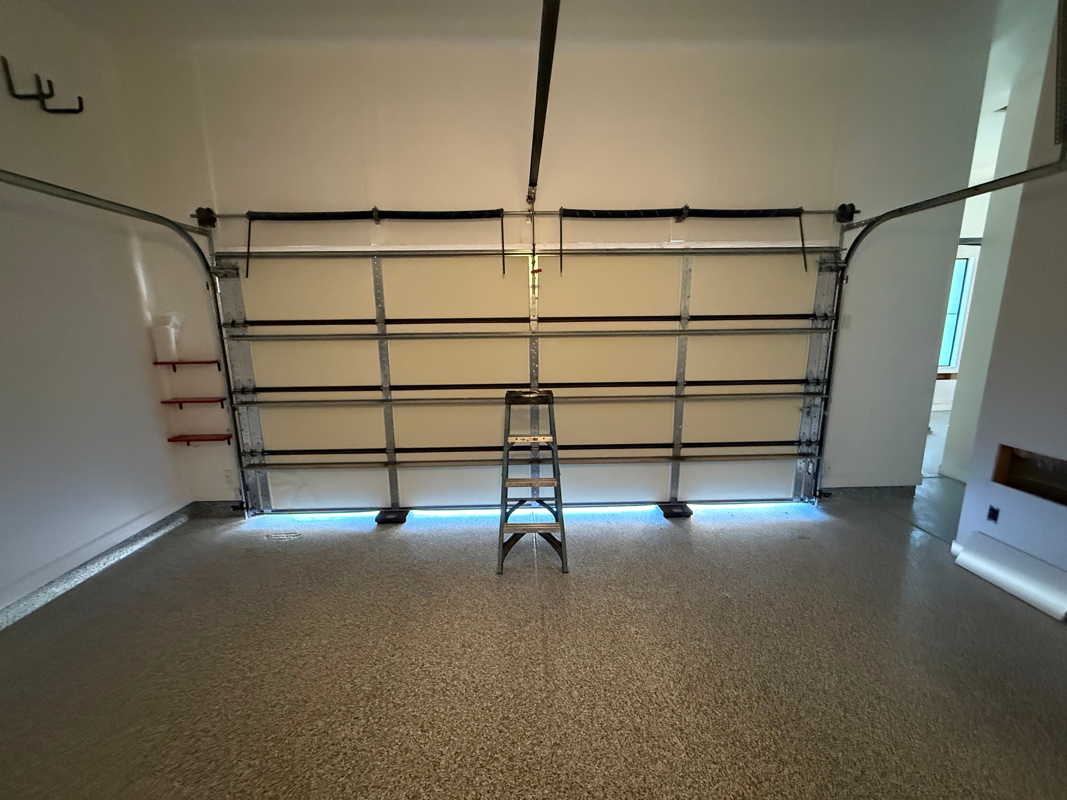 Garage door opener installation