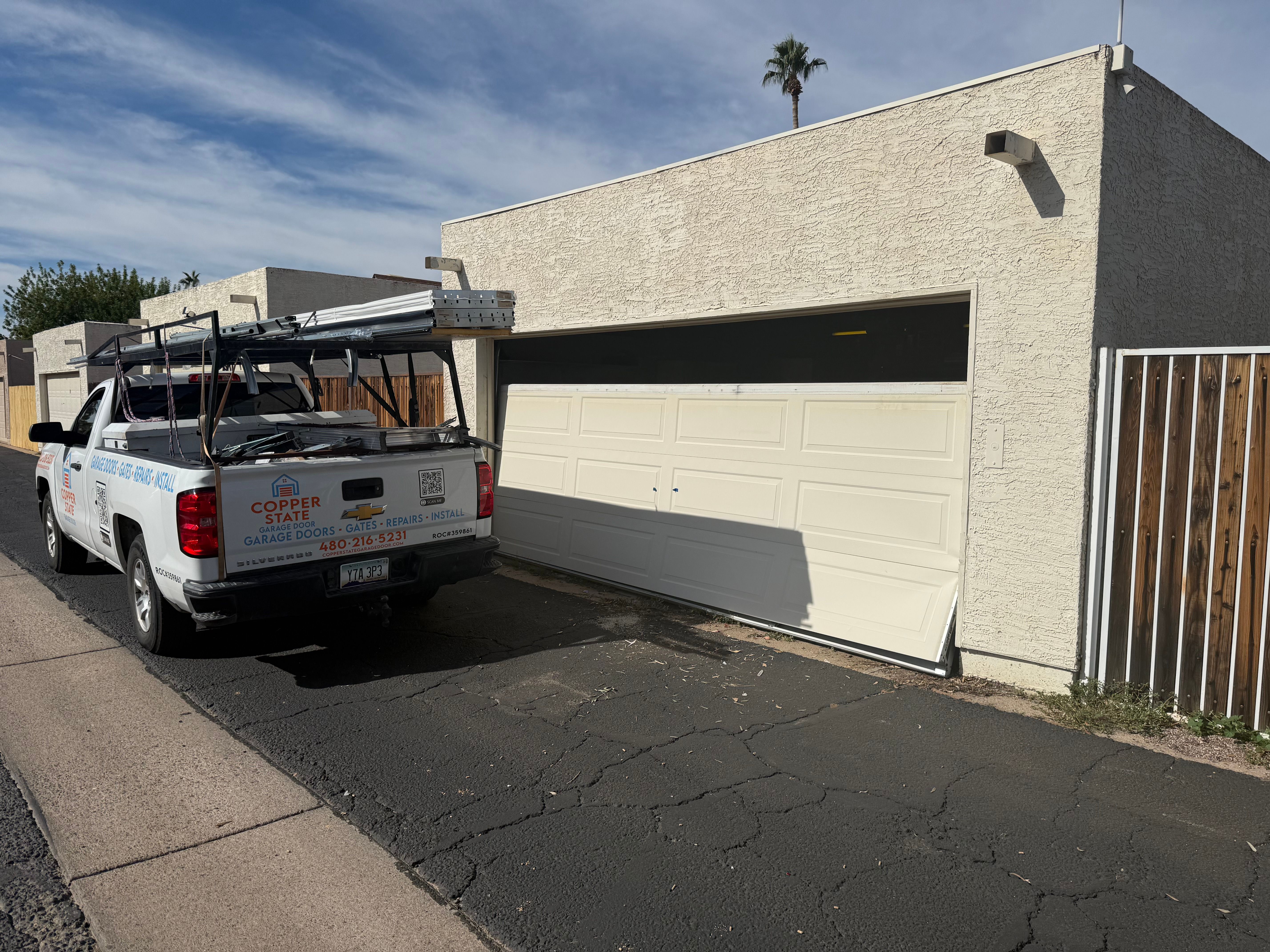 Garage door repair service