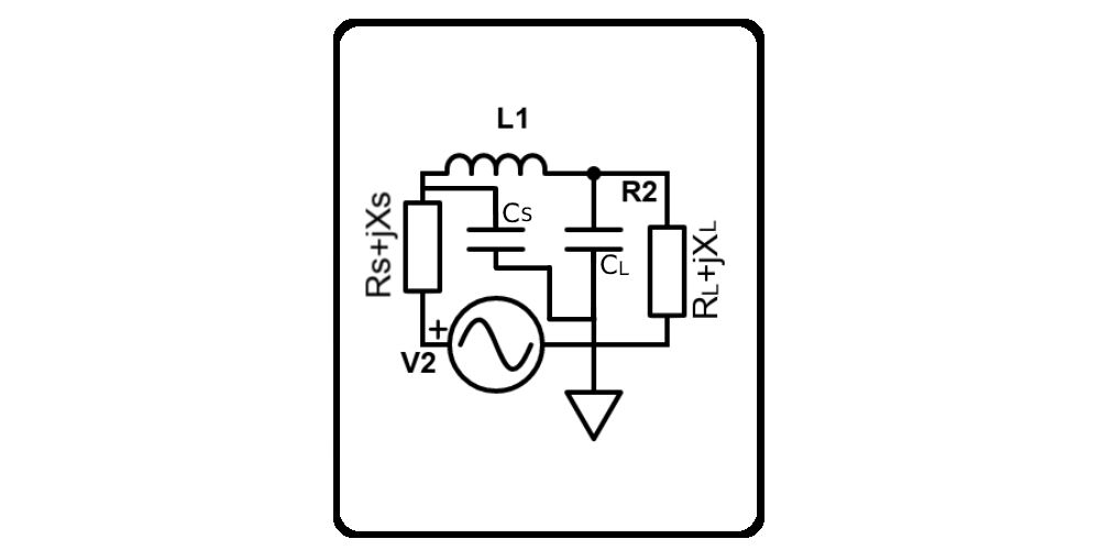 Pi-Match Impedance Matching Calculator