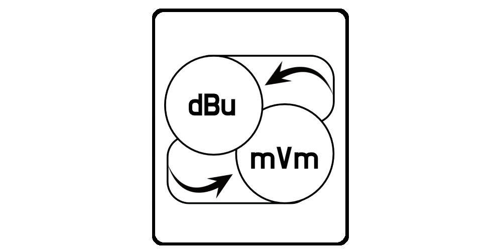 dBu to mVm Converter