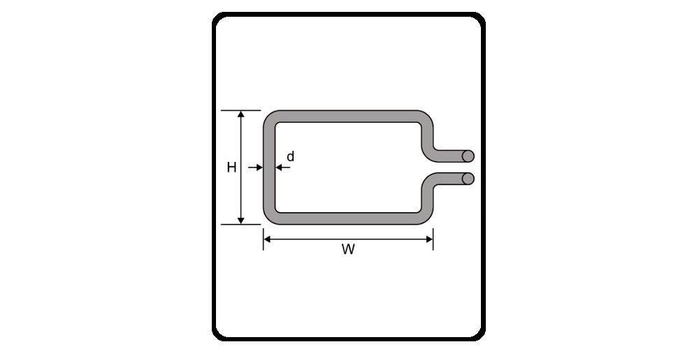 Rectangle Loop Inductance Calculator