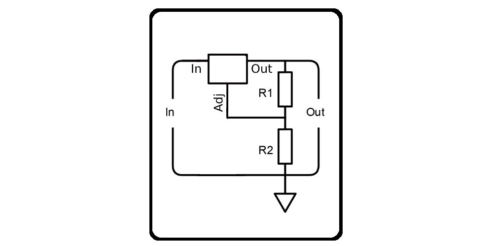 Adjustable Voltage Regulator Resistor Divider Calculator