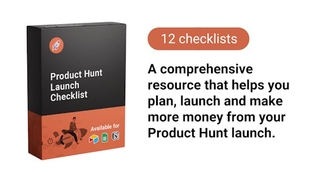 Product Hunt Launch Checklist screenshot