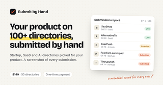 Submit by Hand screenshot
