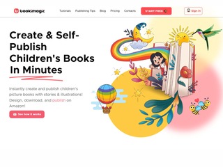 Bookimagic: Create & publish children’s books with stories & illustrations screenshot