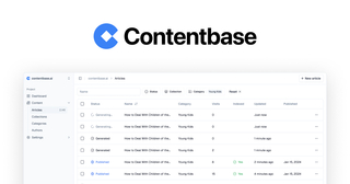 Contentbase - Business blog and programmatic SEO automation platform screenshot