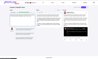 PostFlow screenshot