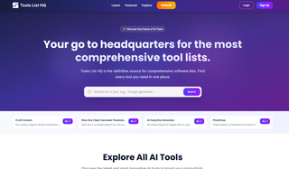 Tools List HQ screenshot