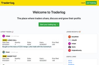 TraderLog screenshot