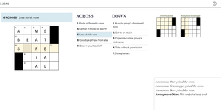 Crossword Race screenshot
