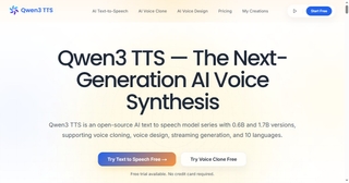 Qwen3 TTS screenshot