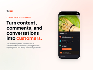 Tuku : TikTok comment-to-DM automation for SEA creators & merchants screenshot