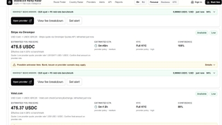 Stablecoin Ramp Radar screenshot
