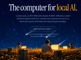 Lucebox : The computer for local AI screenshot