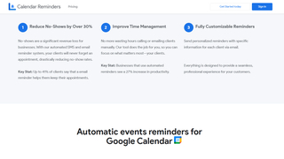 Calendar Reminders screenshot