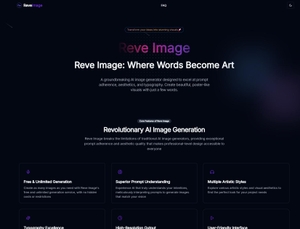 Reve Image screenshot