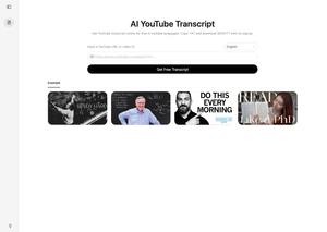 AI YouTube Transcript screenshot