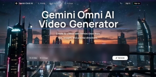 Gemini Omni AI Video Generator screenshot