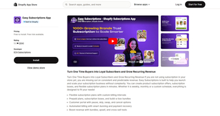 Easy Subscriptions App screenshot