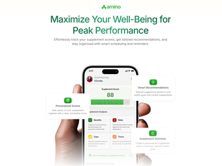 Amino : Supplement Scanner screenshot