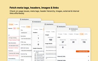 Meta Explorer screenshot