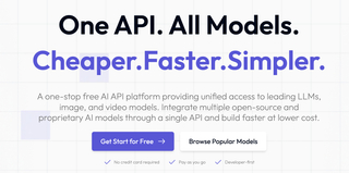 APIFree - Unified AI API Platform screenshot