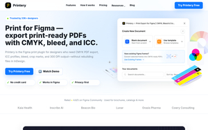 Printery - Print for Figma screenshot