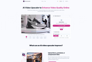 AI Video Upscaler screenshot