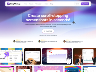PimpMySnap: Create scroll-stopping screenshots in seconds! screenshot