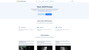 Veo3 JSON Prompt screenshot