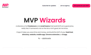 MVP Wizards screenshot