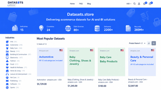 Datasets.store screenshot