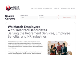 Weaver Partners: Career Placement for Employee Benefit Professionals screenshot