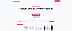 SocialScraper screenshot