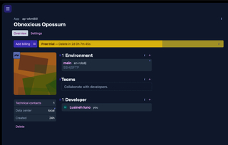 fortrabbit screenshot
