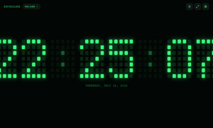 Digital Clock Online screenshot