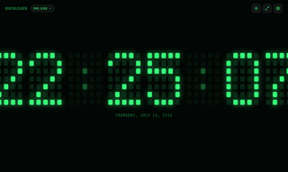 Digital Clock Online screenshot