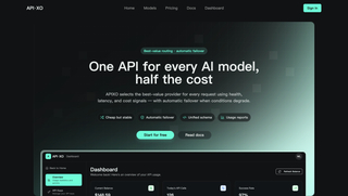 APIXO - AI api platform screenshot