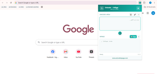 Unicode Text to Urdu InPage Text Google Chrome Extension screenshot