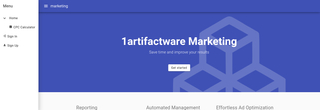 1artifactware marketing screenshot
