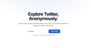 TwitterViewer.io screenshot
