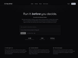 MyndField : World's First Decision Engine screenshot