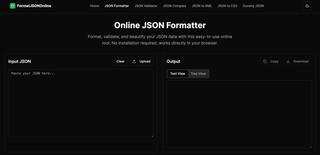 FormatJSONOnline screenshot