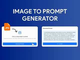 Image to Prompt Generator : An AI Chrome extension to turn any image into a detailed prompt screenshot