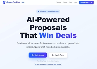 QuoteCraft AI screenshot