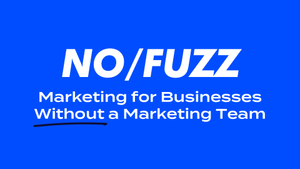 Marketing, without the fuzz screenshot