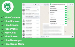 Privacy Extension for WhatsApp Web screenshot